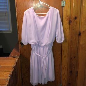 Lavender Sheer Dress 2X